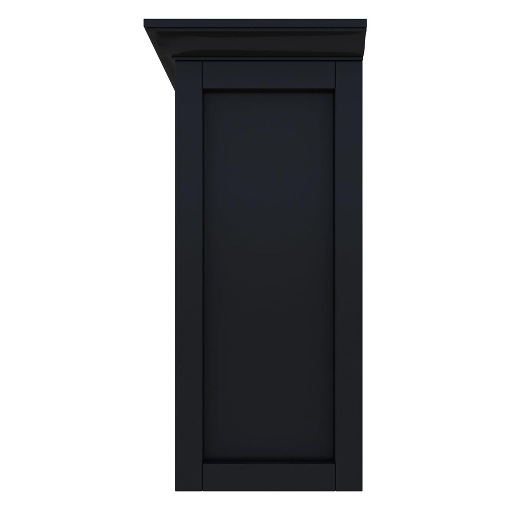 Black 8-Cube Open Bookcase with 2-Tier Low Cabinet G75613