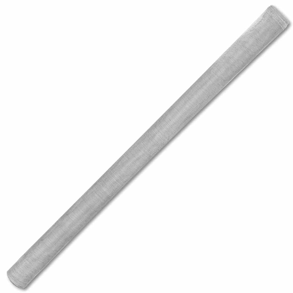Aluminum Mesh Screen 39.4x196.9 Inch Silver Y85735