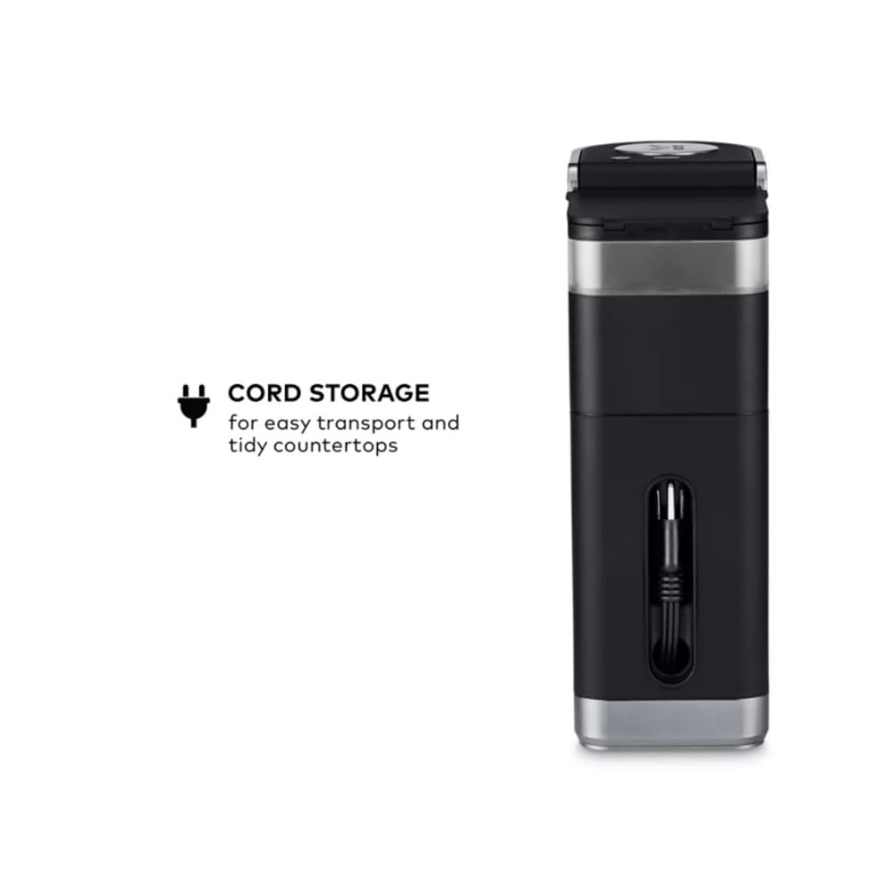 Single Serve Coffee Maker Black D123291