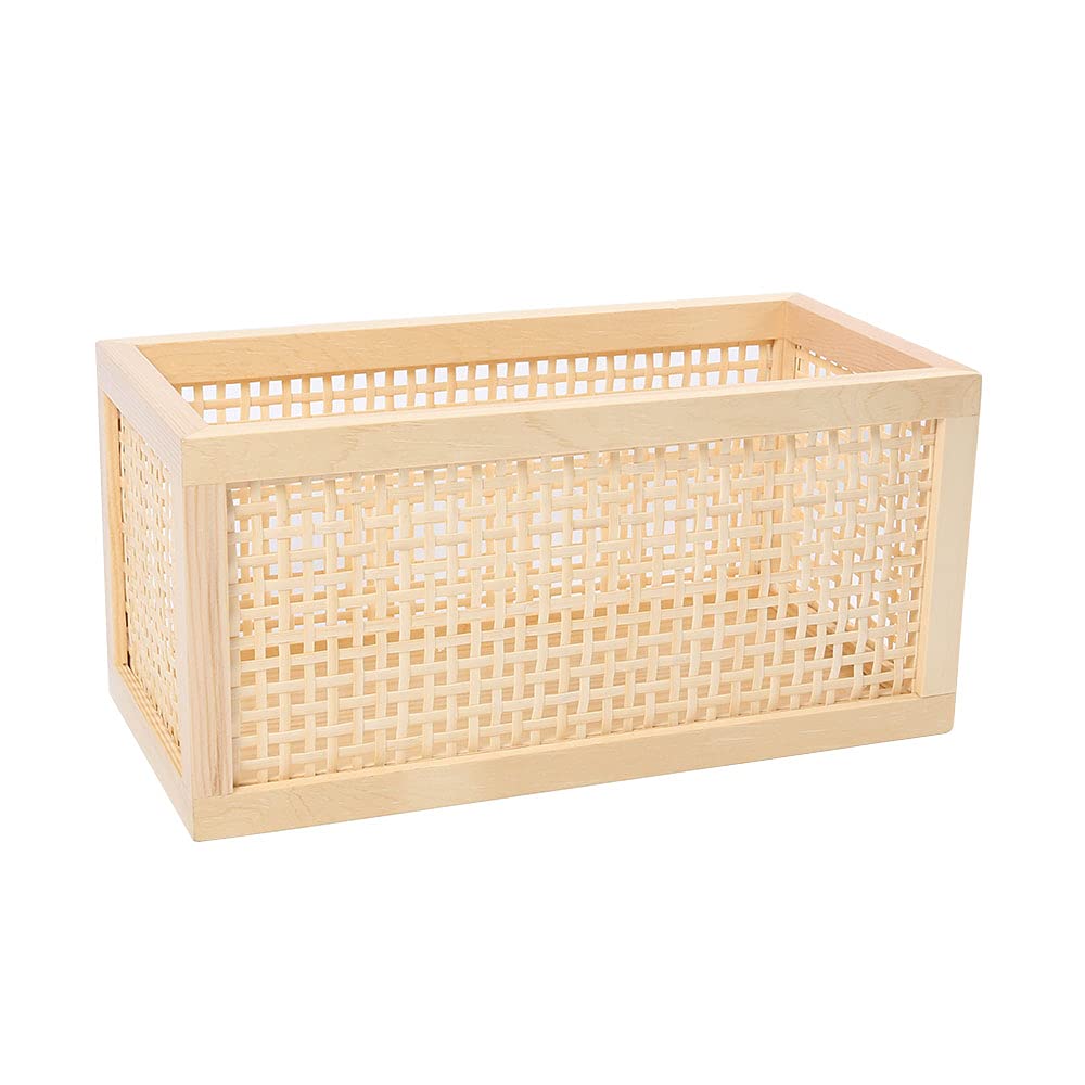 Rectangular Rattan Woven Storage Basket J4688