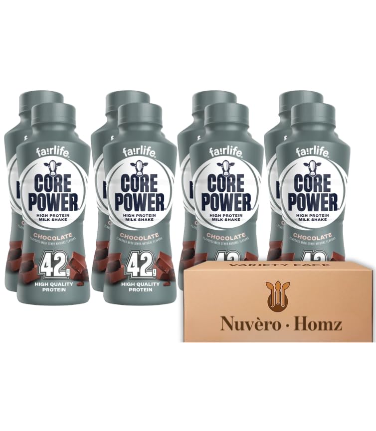 Chocolate 14 fl oz Protein Shake 8 Bottles Z882403