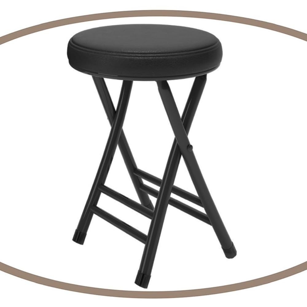 Round Padded Folding Stool Z359