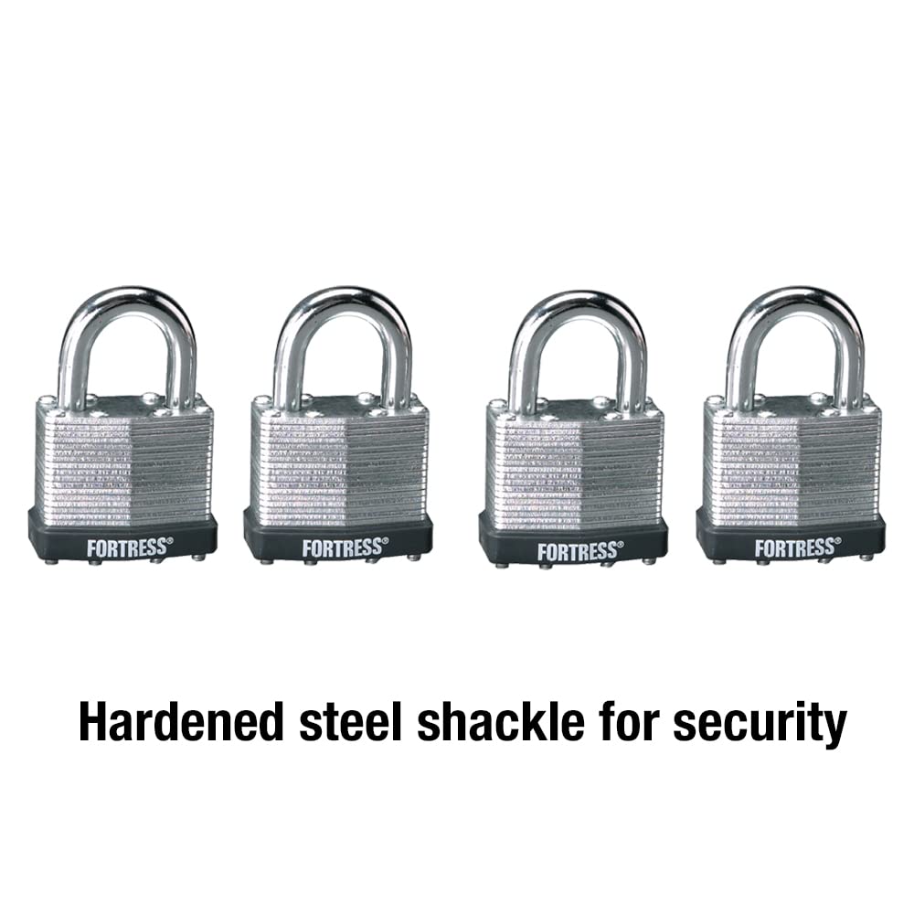 Laminated Steel Padlock 4-Pack G563