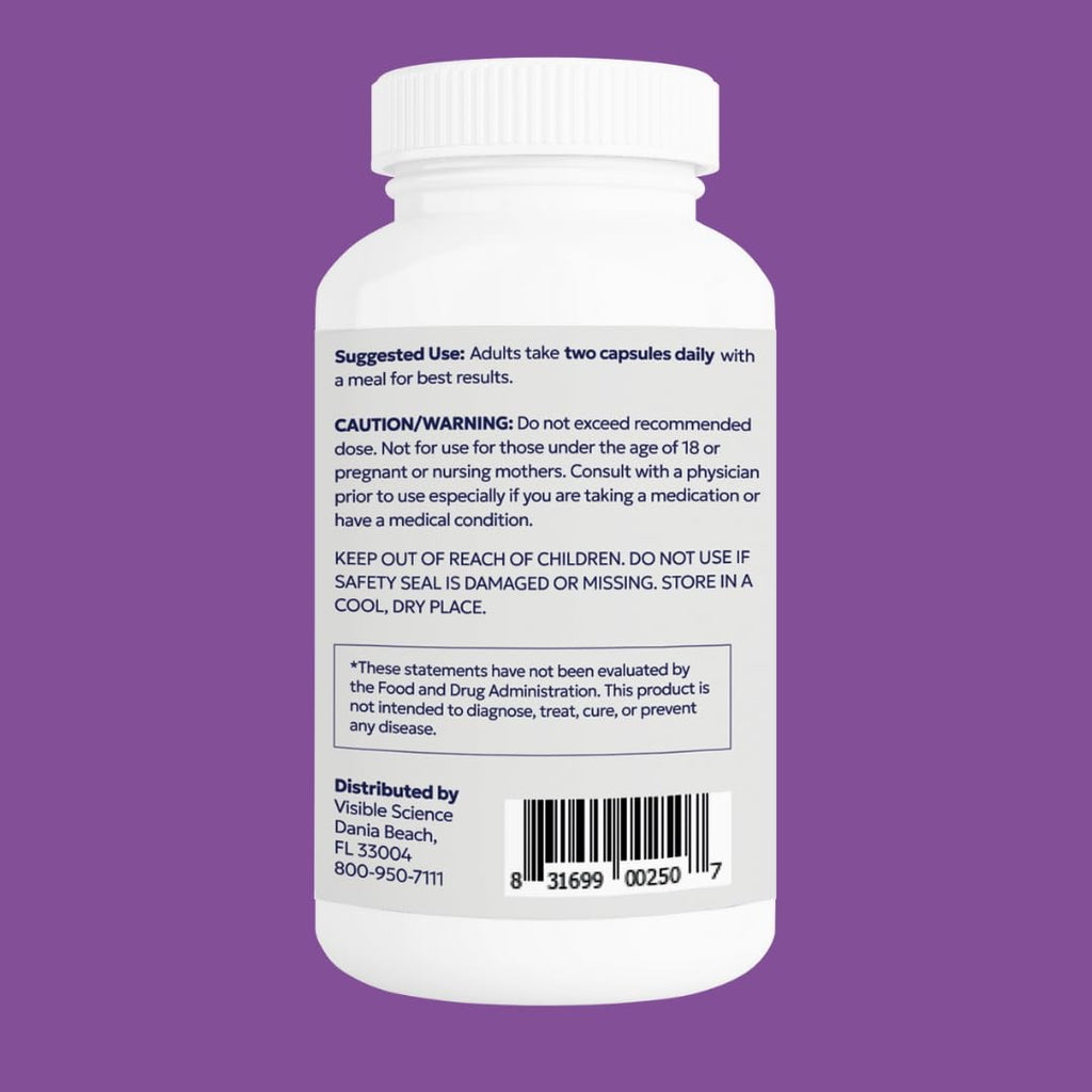 Thyroid Support Supplement with Iodine Selenium Ashwagandha B12 Zinc 60 Capsules E2676