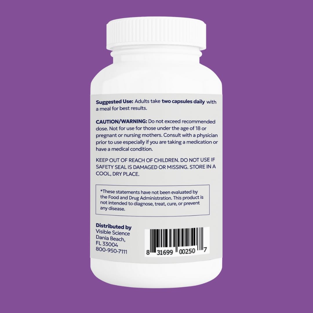 Thyroid Support Supplement with Iodine Selenium Ashwagandha B12 Zinc 60 Capsules E2676