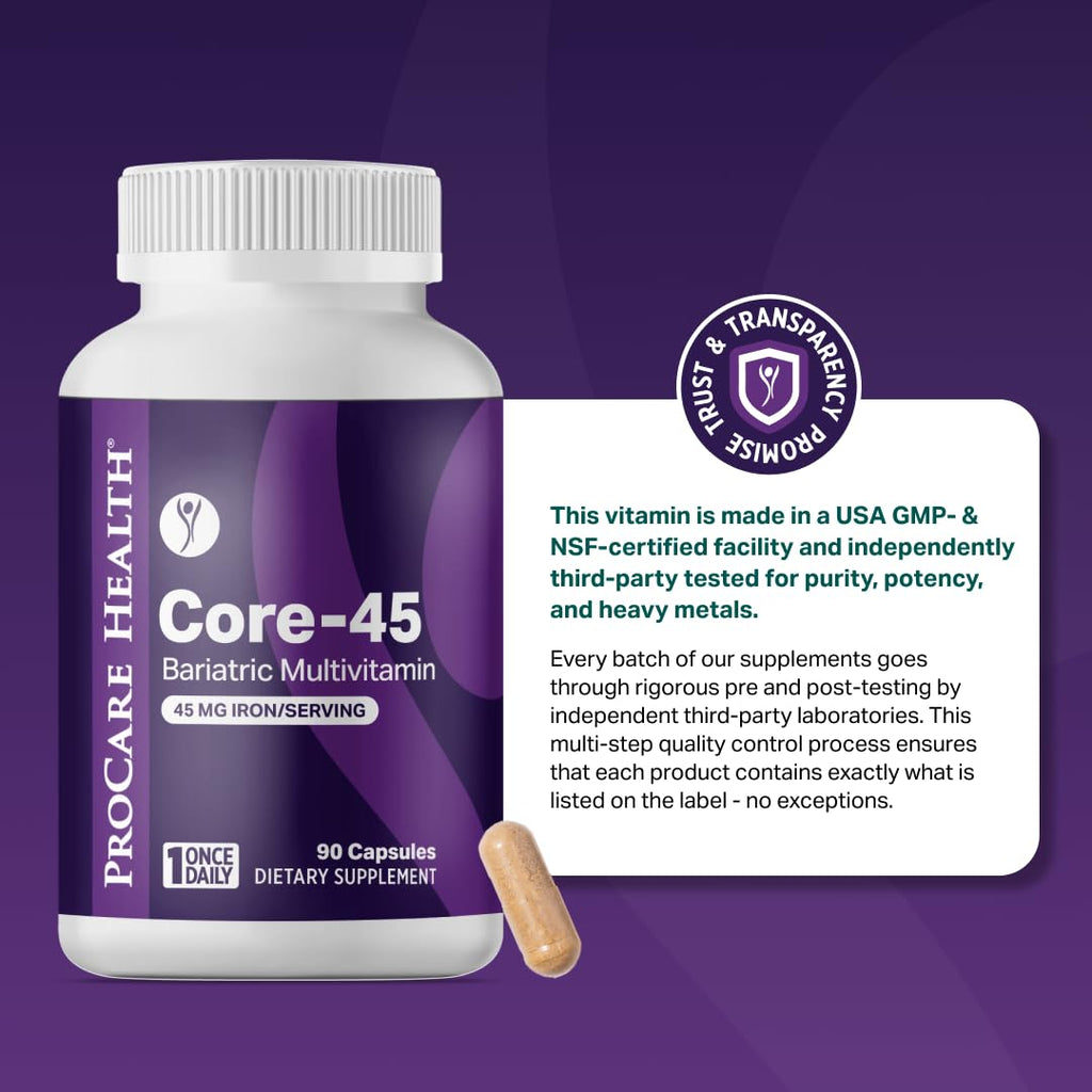 Bariatric Multivitamin 45mg Iron Capsule 30ct C29110