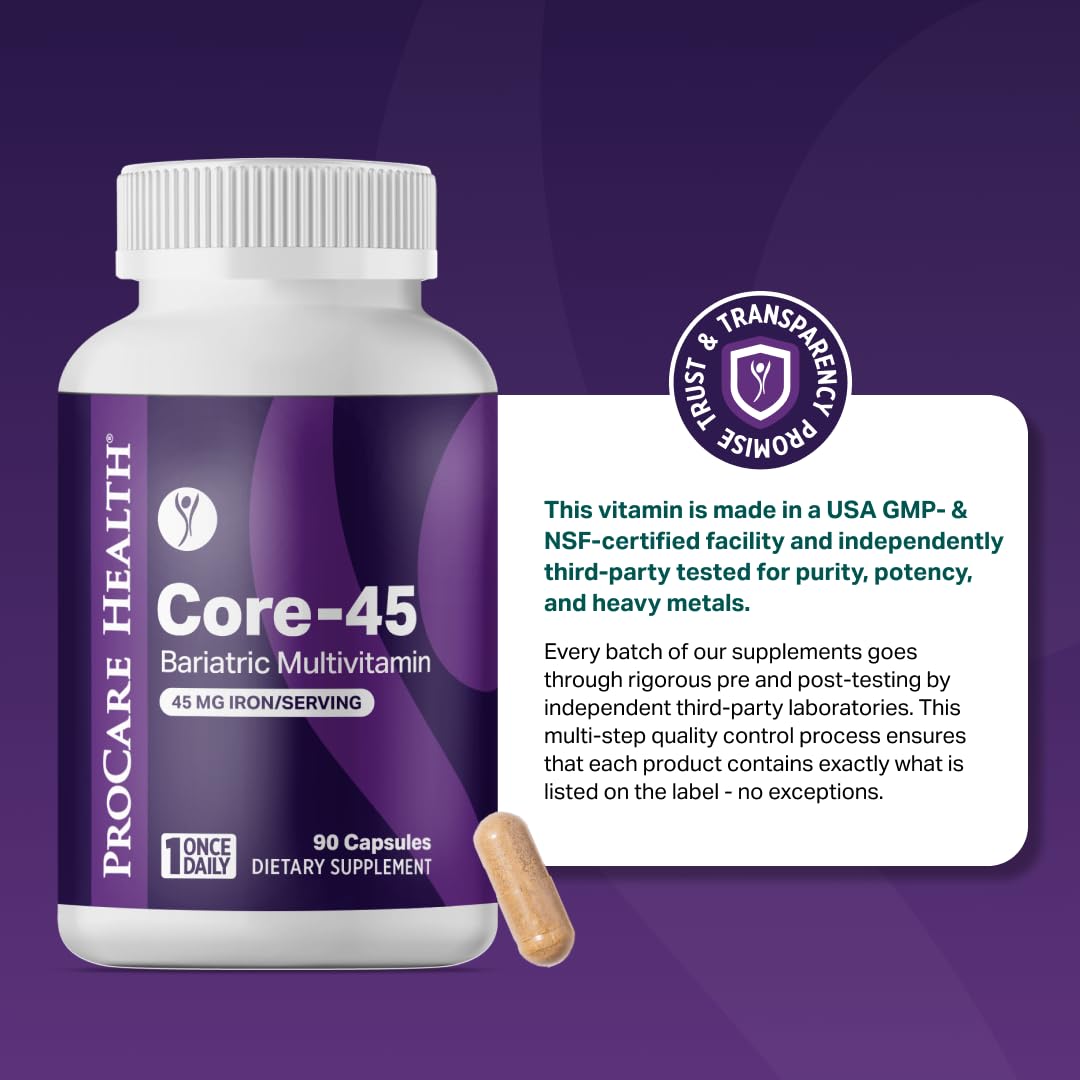 Bariatric Multivitamin 45mg Iron Capsule 30ct C29110
