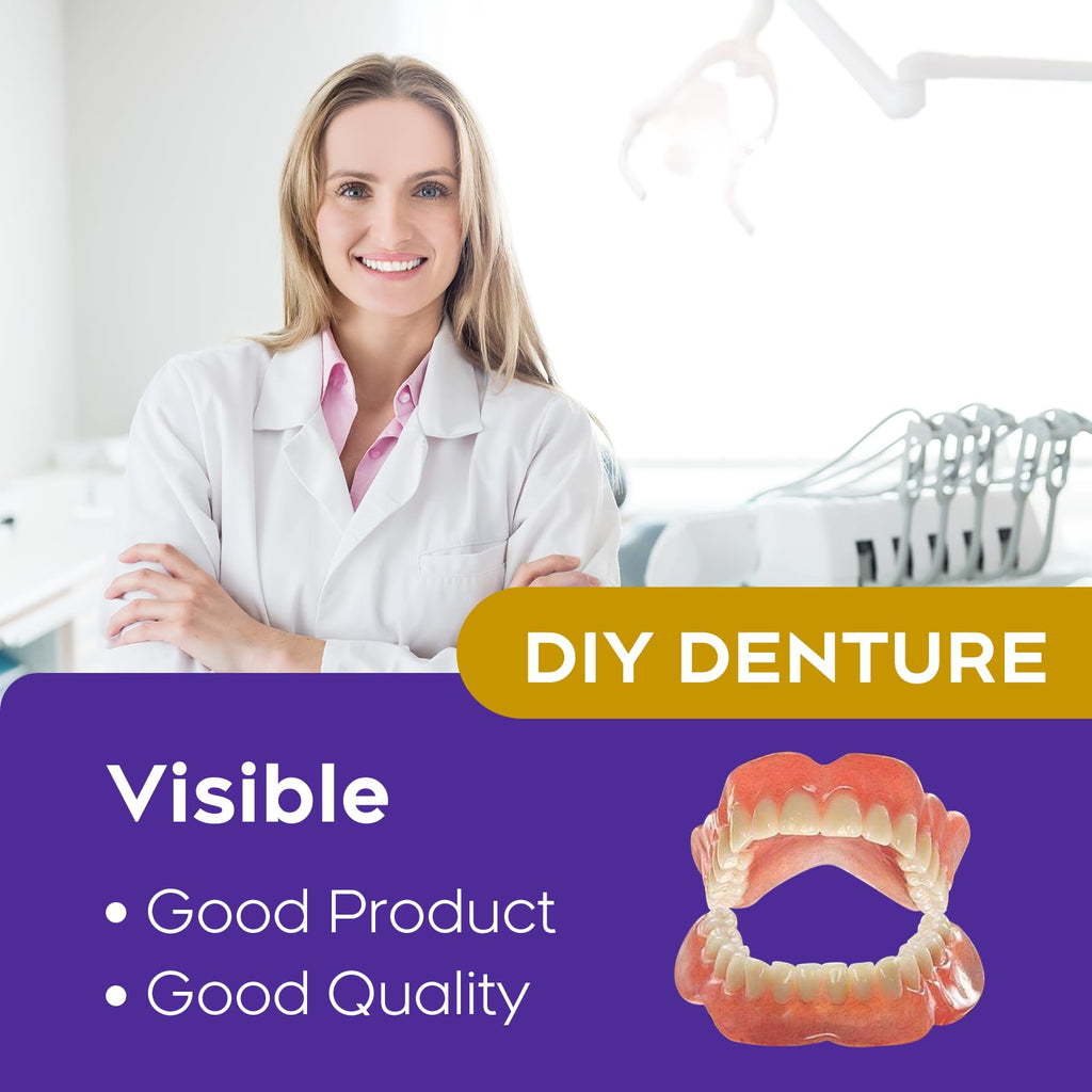 DIY Denture Kit for Upper & Lower Teeth B185