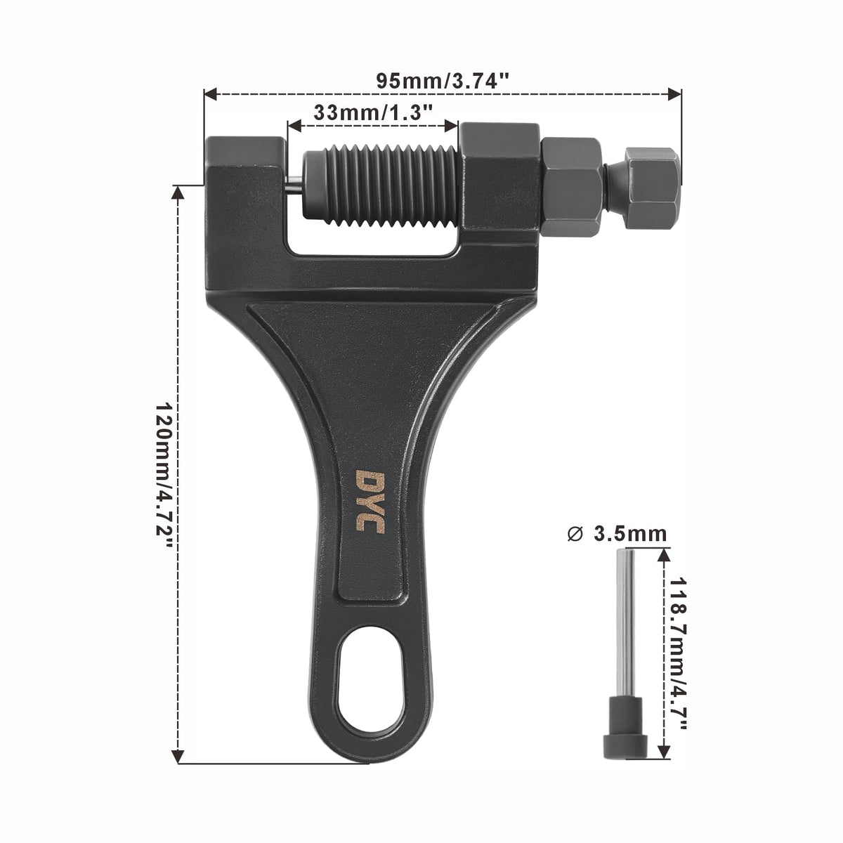 Chain Breaker Tool with 2 Replaceable Cutting Pins C710775