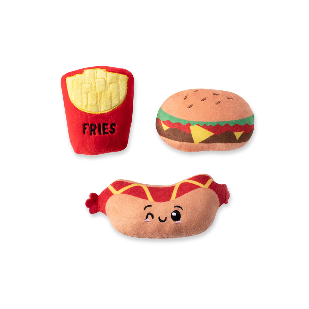 Plush Dog Toy Set 3 Piece Set H8855
