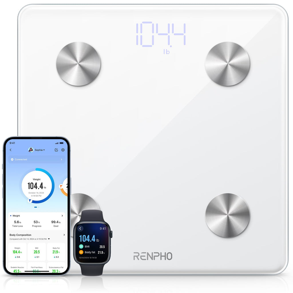 White Bluetooth Smart Scale F82072