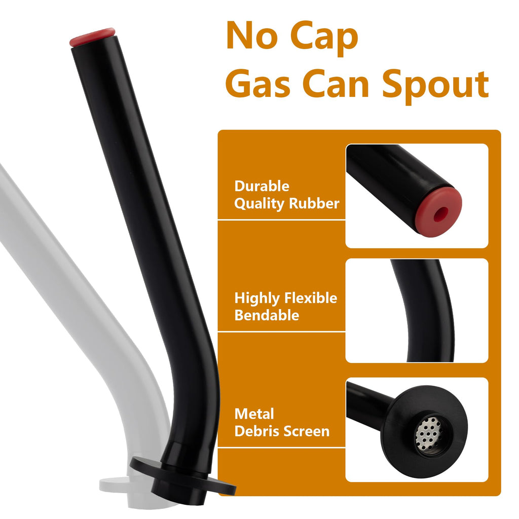 Gas Can Spout with Rubber Stopper V51015