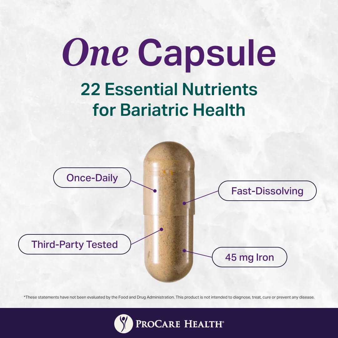 Bariatric Multivitamin 45mg Iron Capsule 30ct C29110