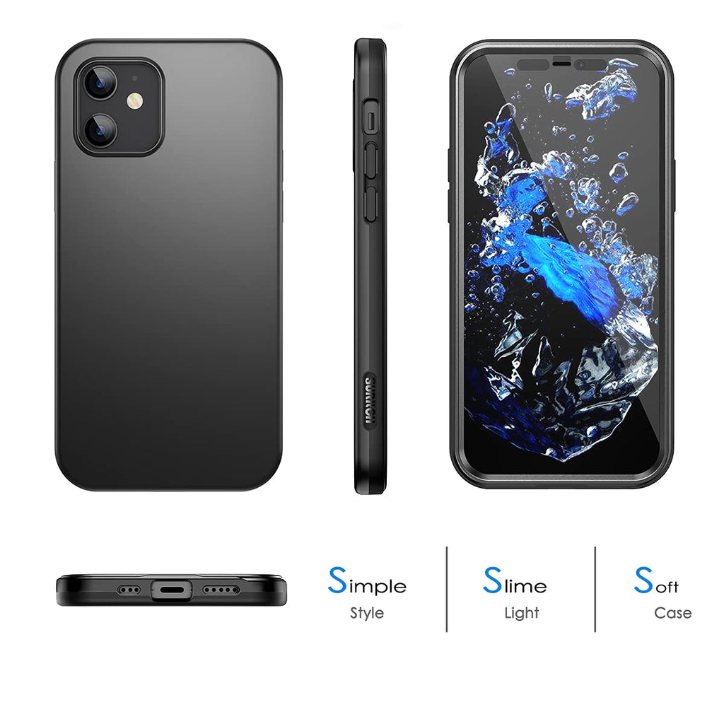 iPhone 12 Mini Case with Screen Protector Black W337505