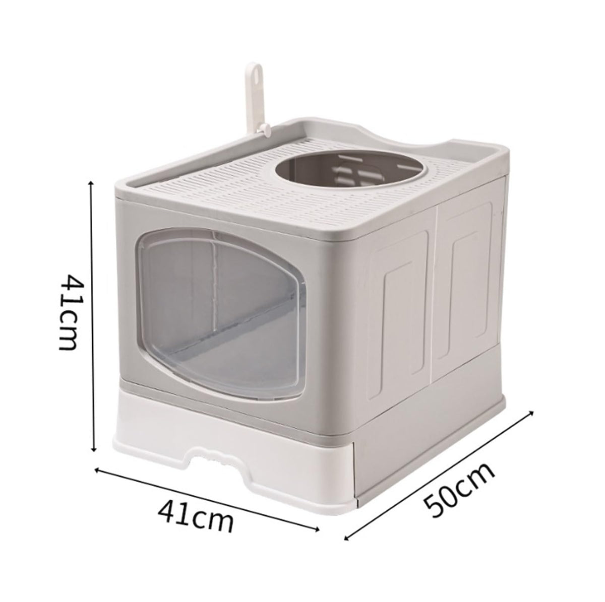 Foldable Cat Litter Box with Lid I29256