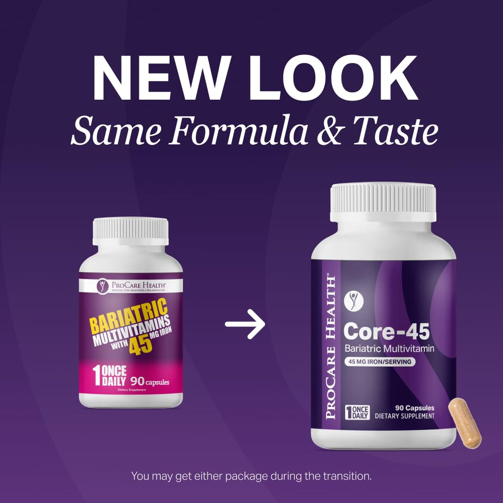 Bariatric Multivitamin 45mg Iron Capsule 30ct C29110