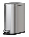 50 L Stainless Steel Kitchen Trash Can with Lid A3960