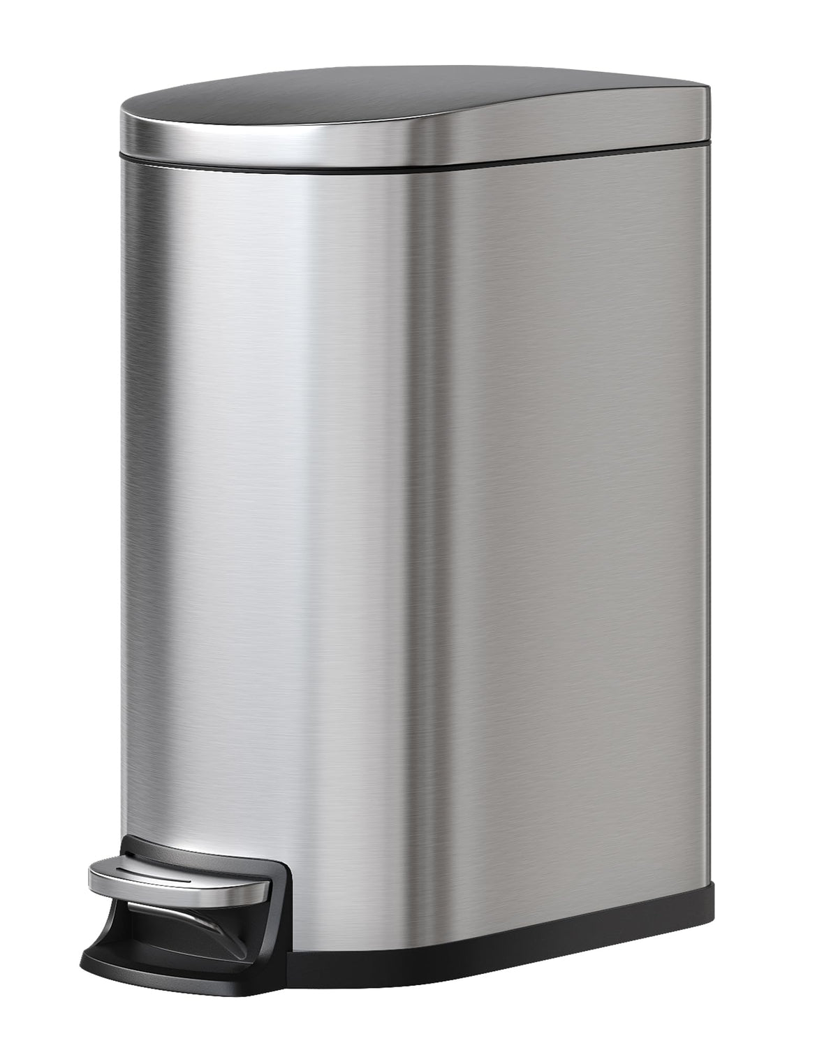 50 L Stainless Steel Kitchen Trash Can with Lid A3960
