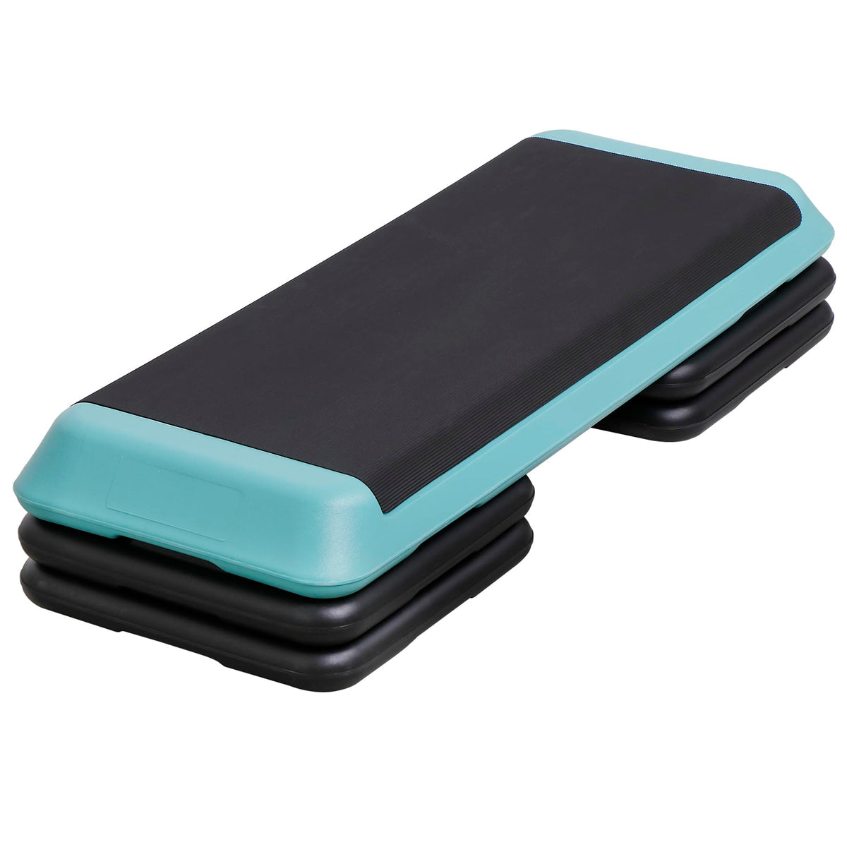 43 Inch Adjustable Aerobic Stepper with 4 Risers E627