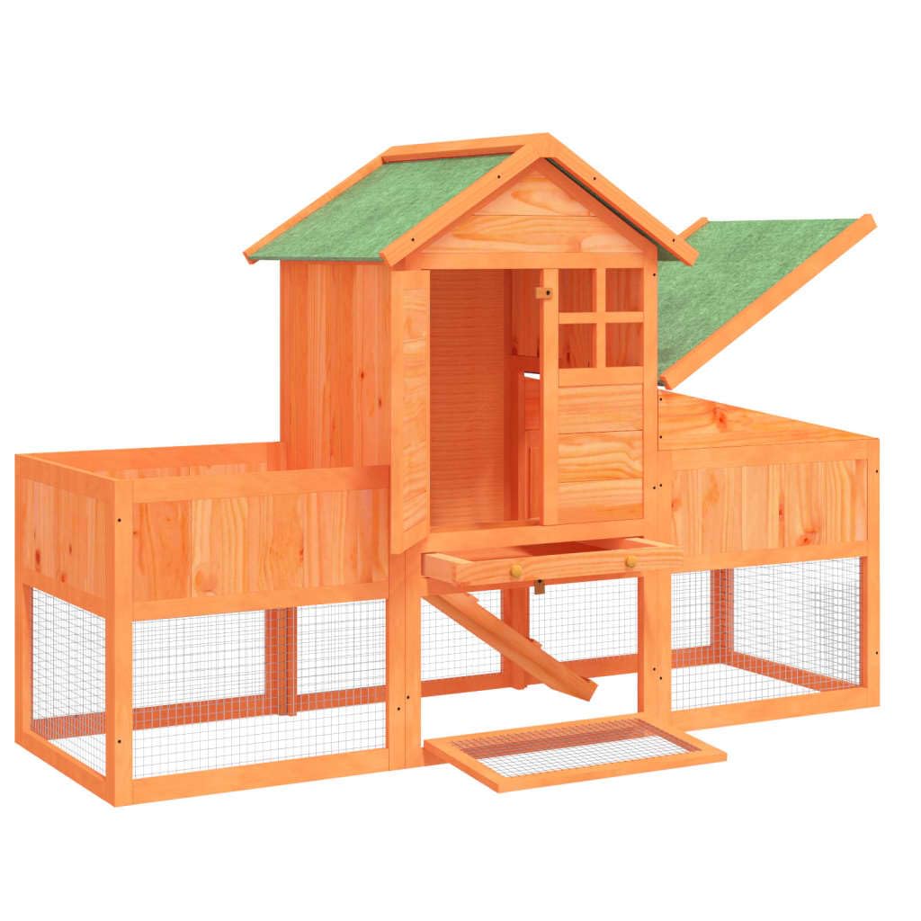 Wooden 2-Tier Rabbit Hutch S4426
