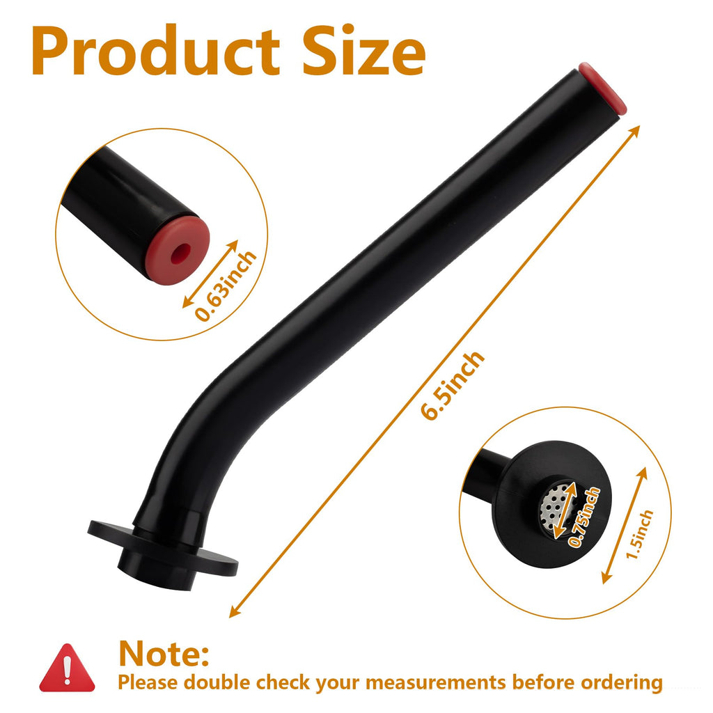 Gas Can Spout with Rubber Stopper V51015