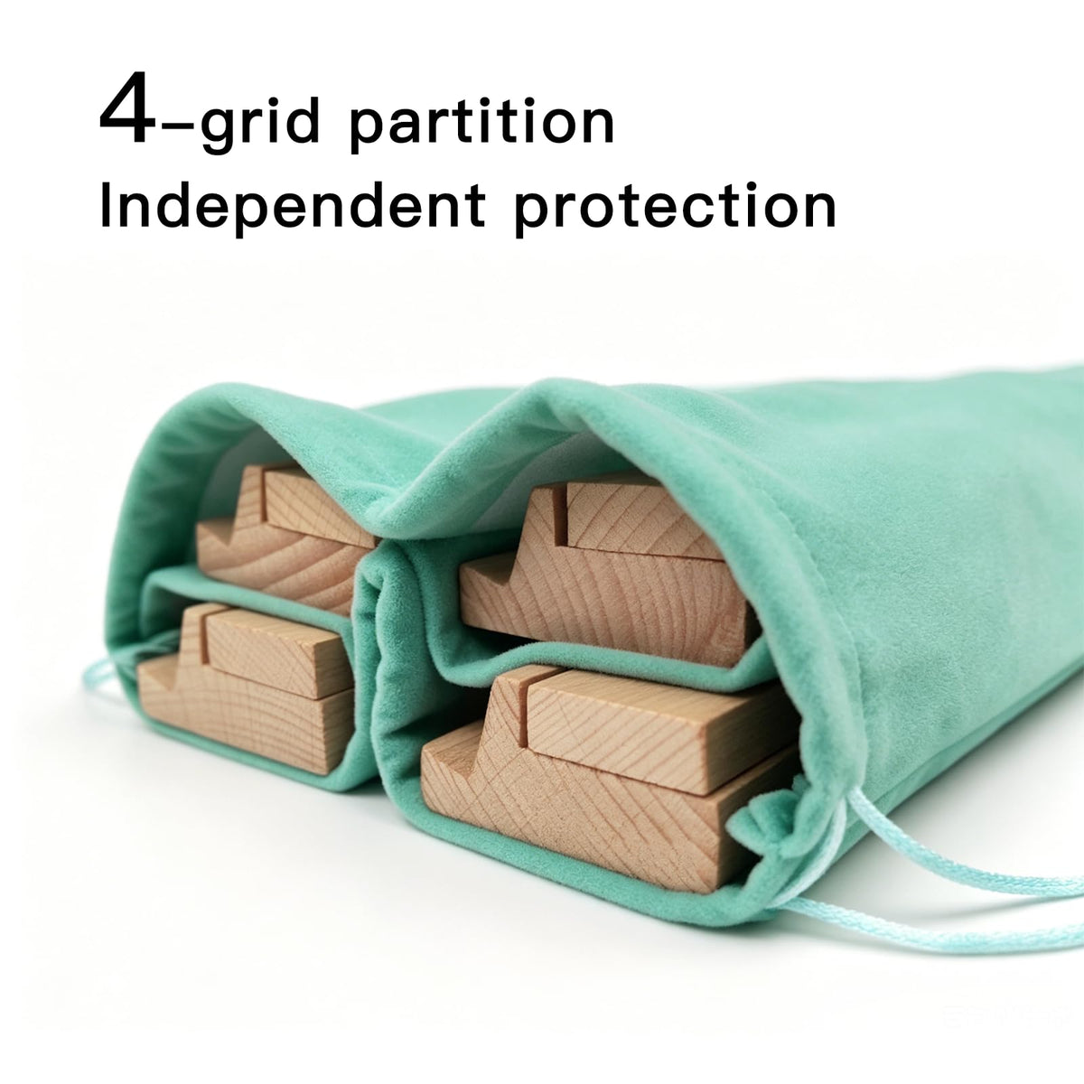Mahjong Rack Bag with 4-Grid Divider G2852