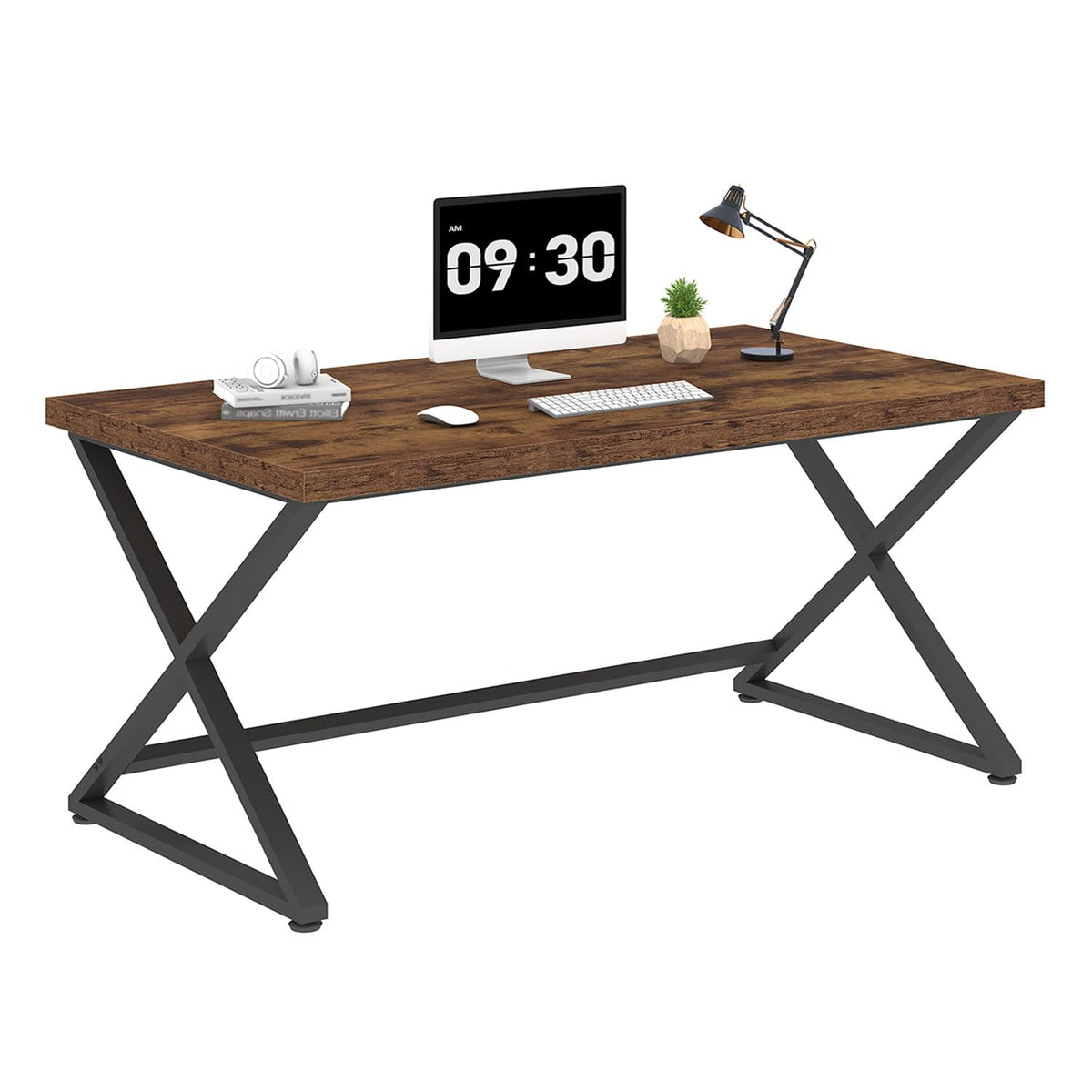 47" Rustic Brown Computer Desk D554967