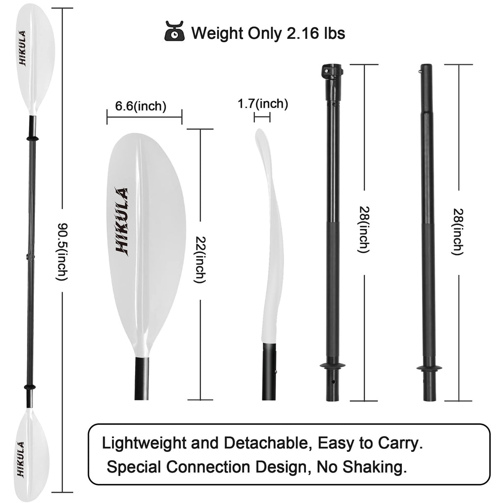 4 Piece Aluminum PP Floating Kayak Paddle G138925