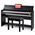 88-Key Weighted Piano with Stand, Pedals & Bench Q7401