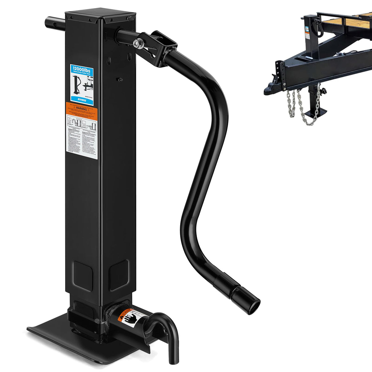 12000 lbs Heavy Duty Trailer Jack J114
