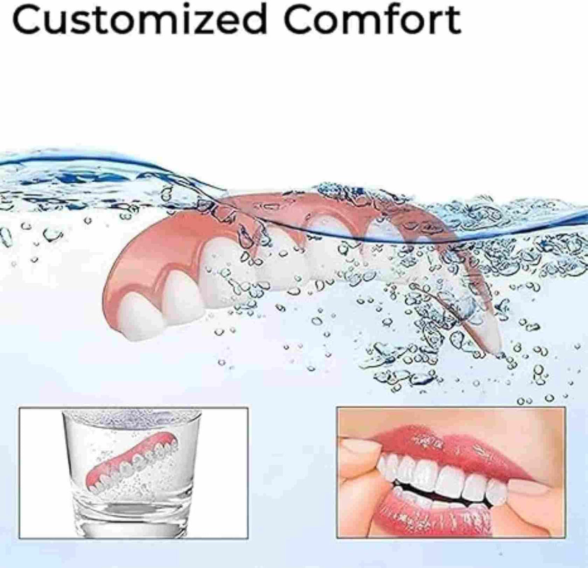 Adjustable Silicone Full-Mouth Denture Set O41994
