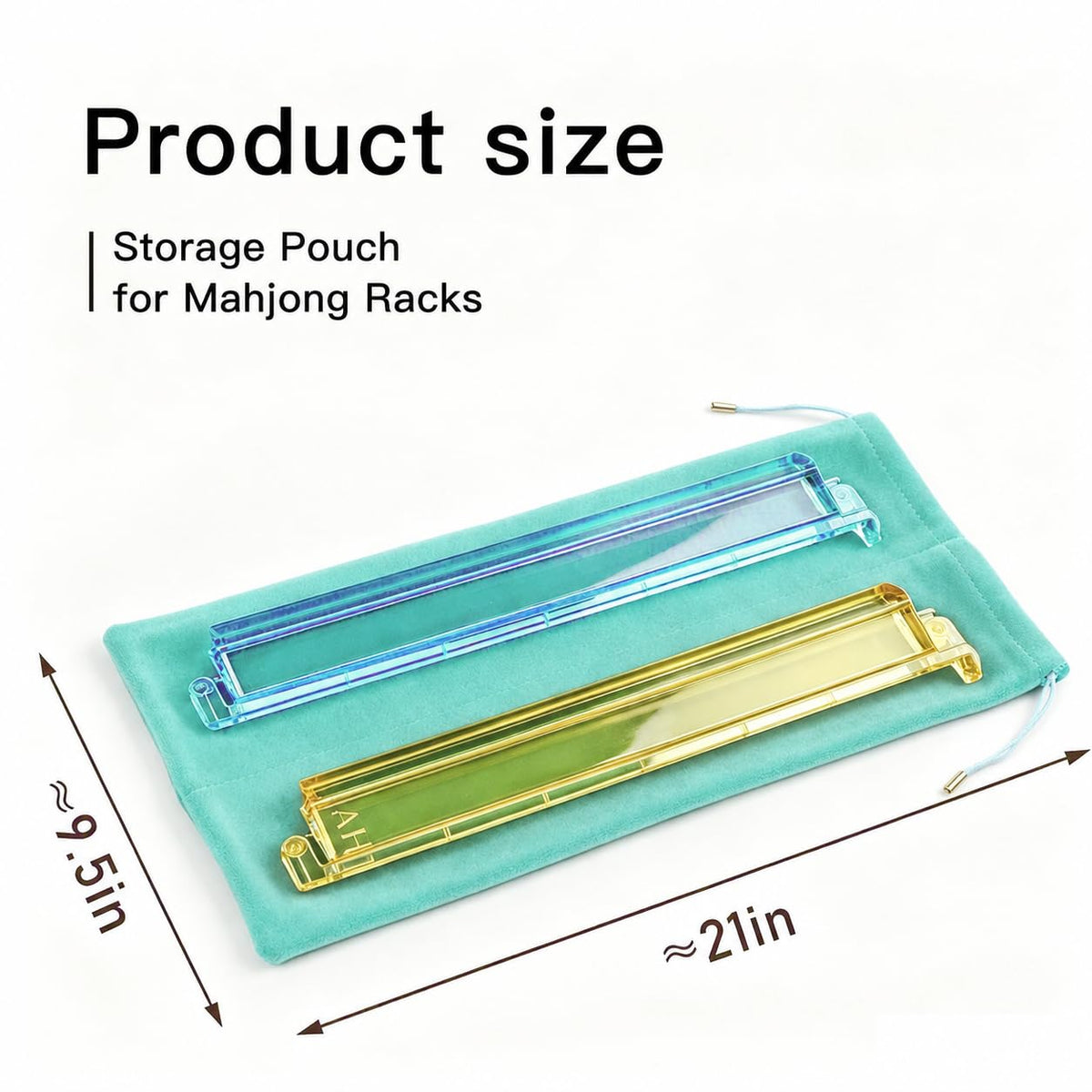 Mahjong Rack Bag with 4-Grid Divider G2852