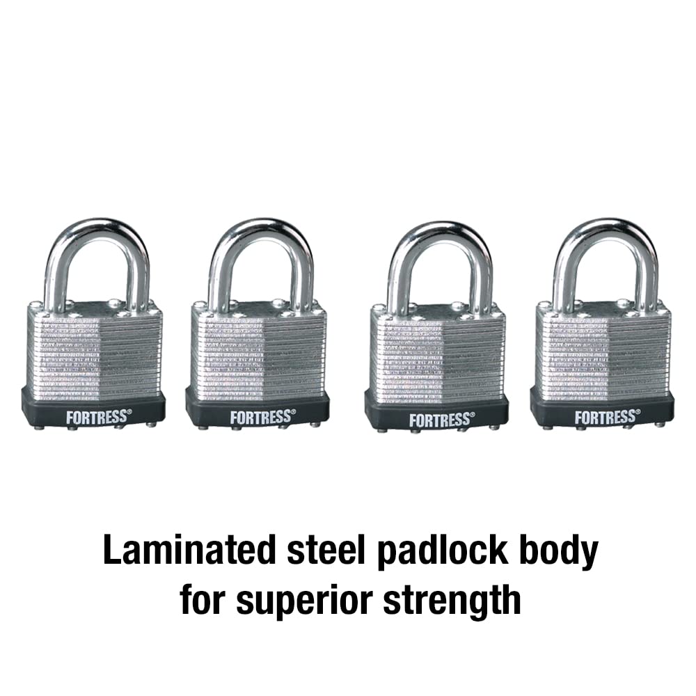 Laminated Steel Padlock 4-Pack G563