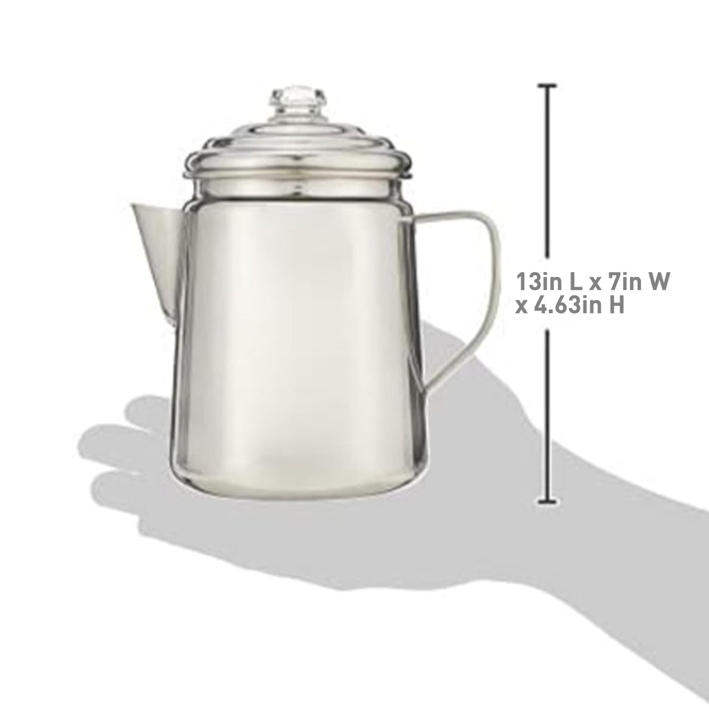 Stainless Steel 12-Cup Coffee Percolator X50004