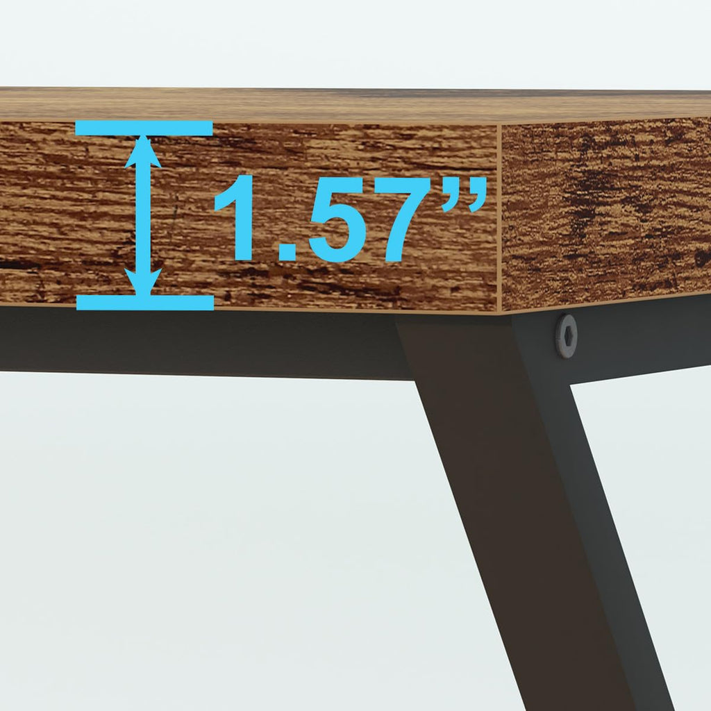 47" Rustic Brown Computer Desk D554967