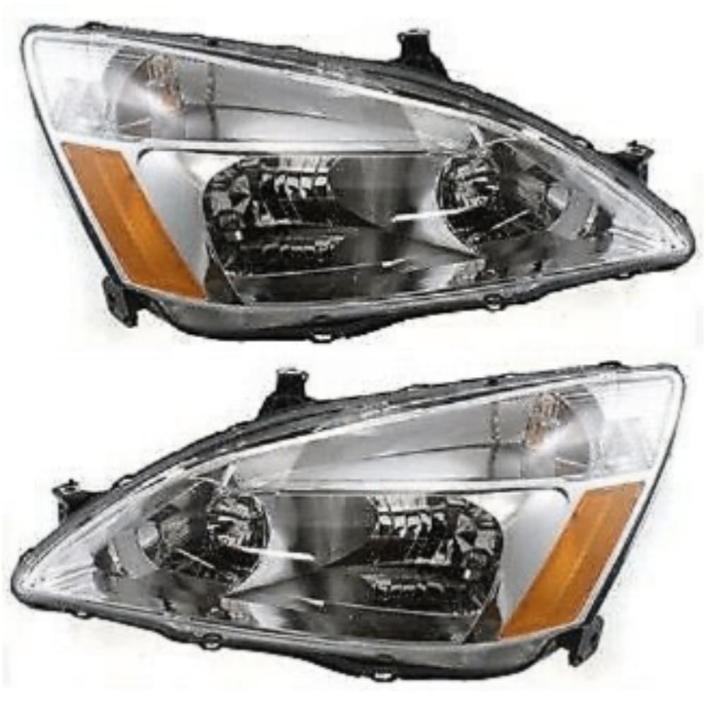 Headlight Set Left Right Clear Lens E598088