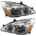Headlight Set Left Right Clear Lens E598088