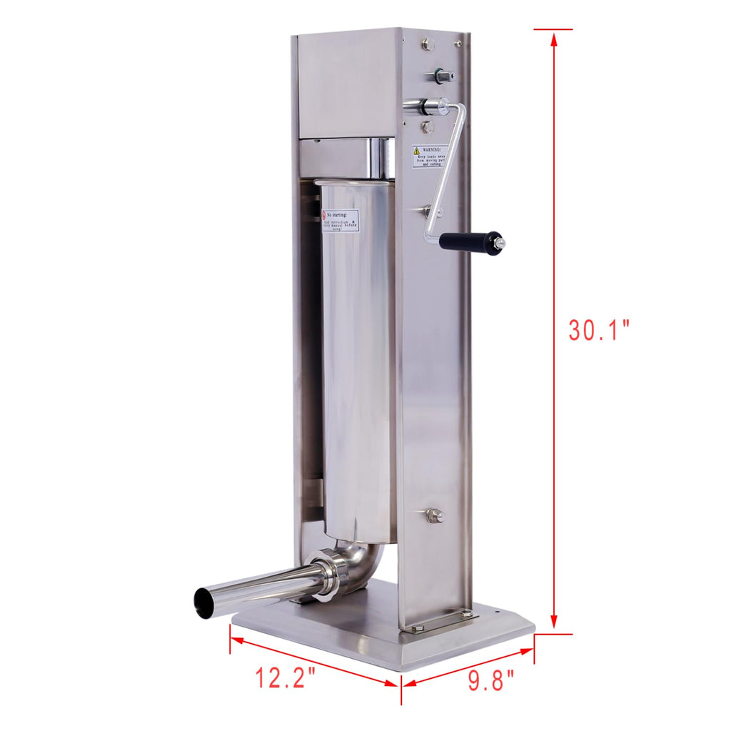 Stainless Steel Vertical Sausage Stuffer 15Lb O60029