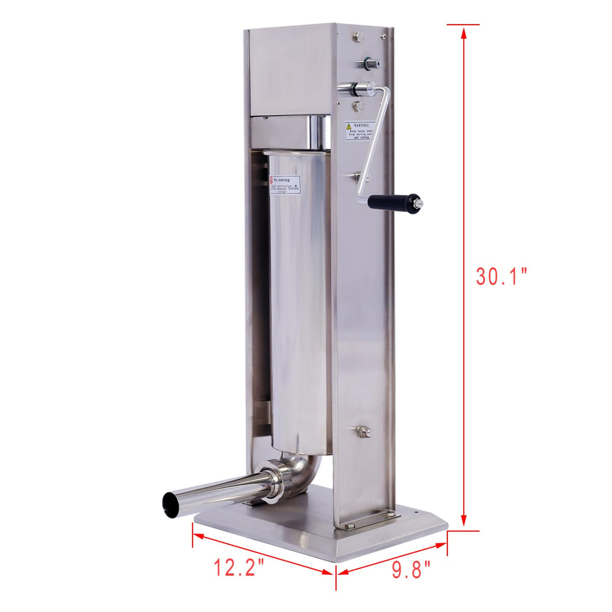Stainless Steel Vertical Sausage Stuffer 15Lb O60029
