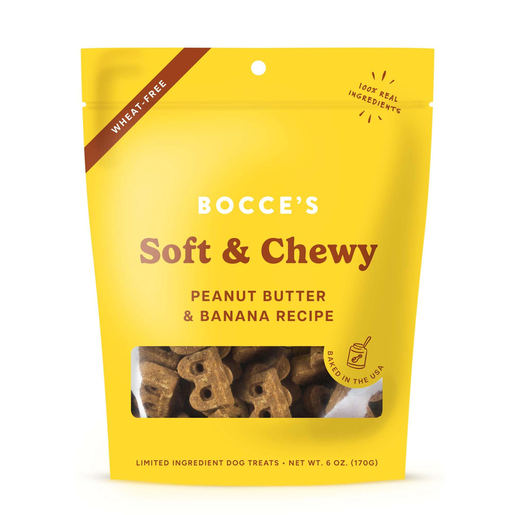 PB & Banana Flavor Soft & Chewy Dog Treats, 6 oz G2009