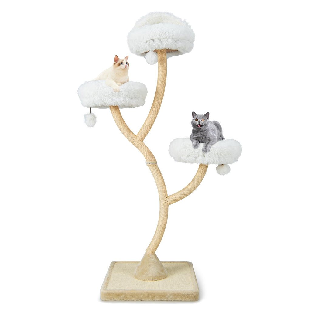 70 Inch Multi-Level Cat Tree with Perches and Scratching Posts J464