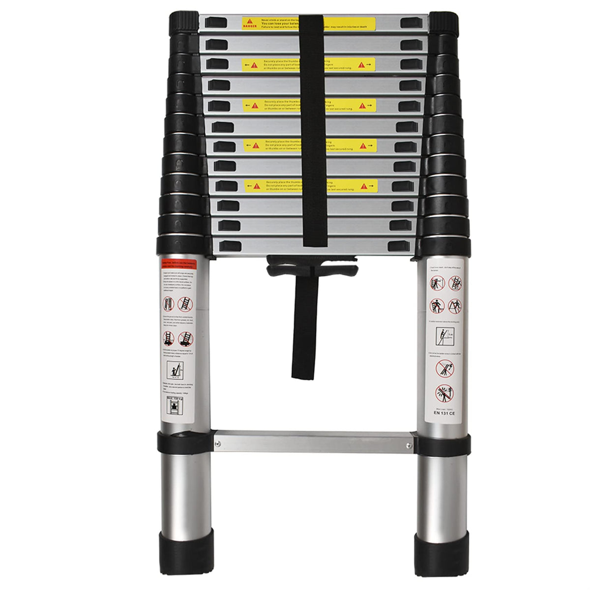 14.5 FT Aluminum Telescoping Ladder 330LB Capacity M160646