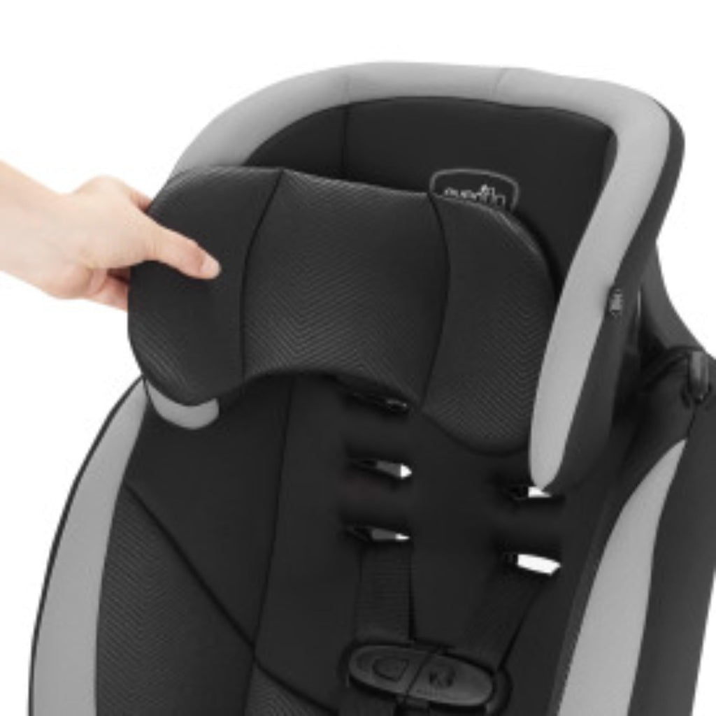 High-Back Booster Car Seat with Harness, 22 to 110lbs, Granite Gray V43338