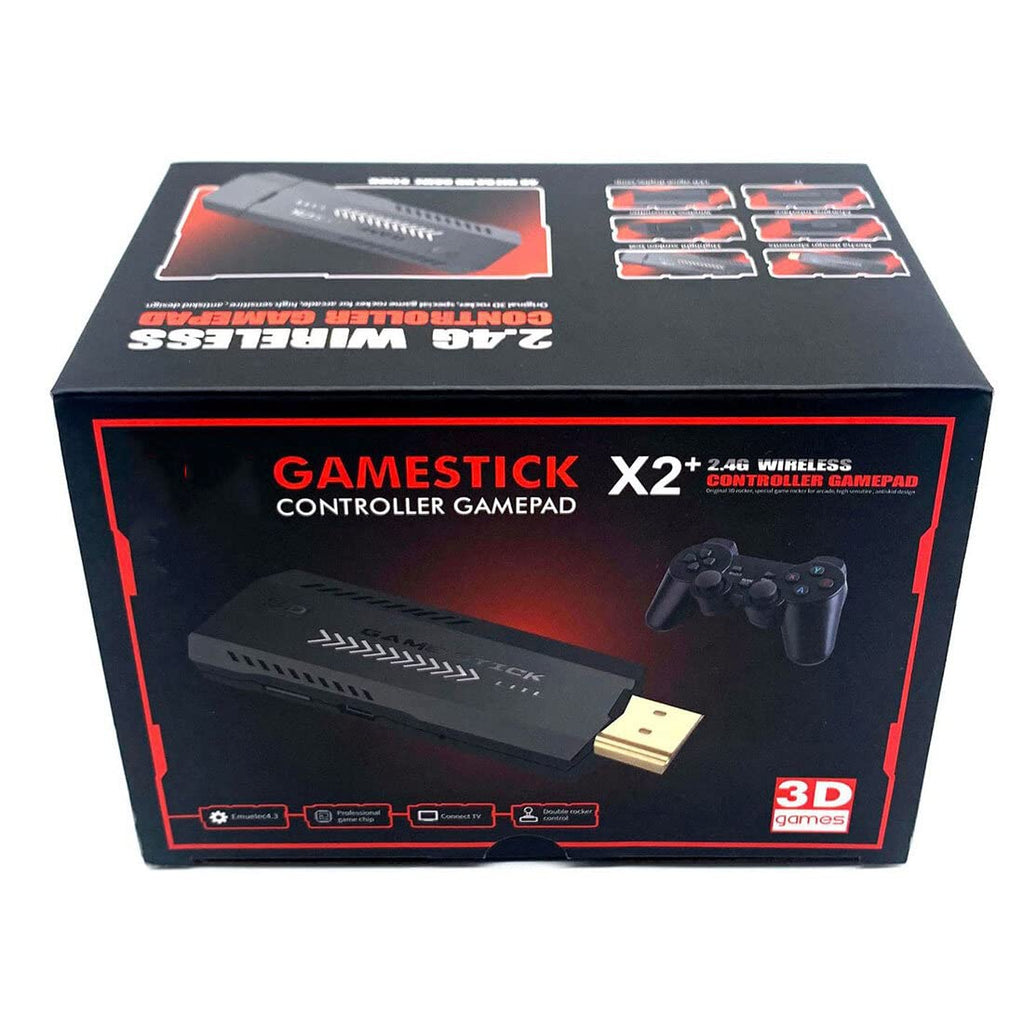 4K HD Retro Game Console with 2 Wireless Controllers, 64GB M8602