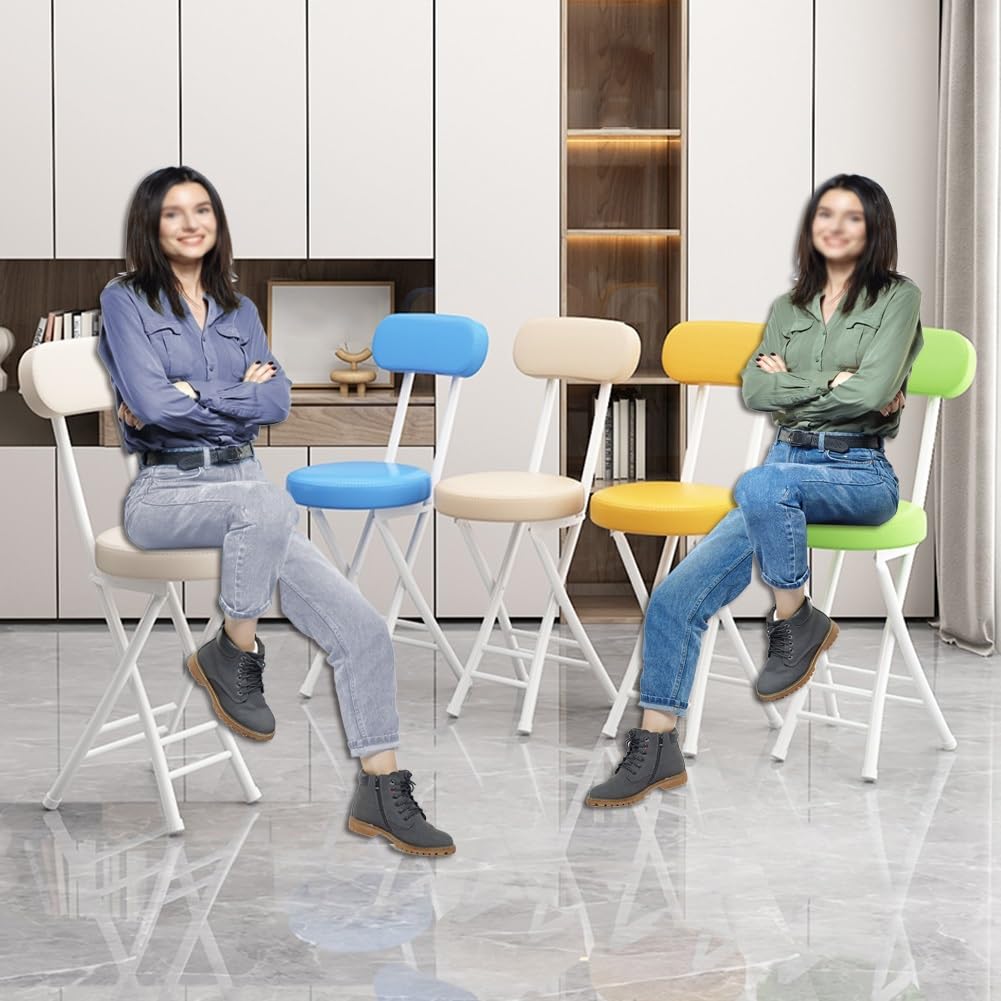 Black 18 inch Folding Stool O398249