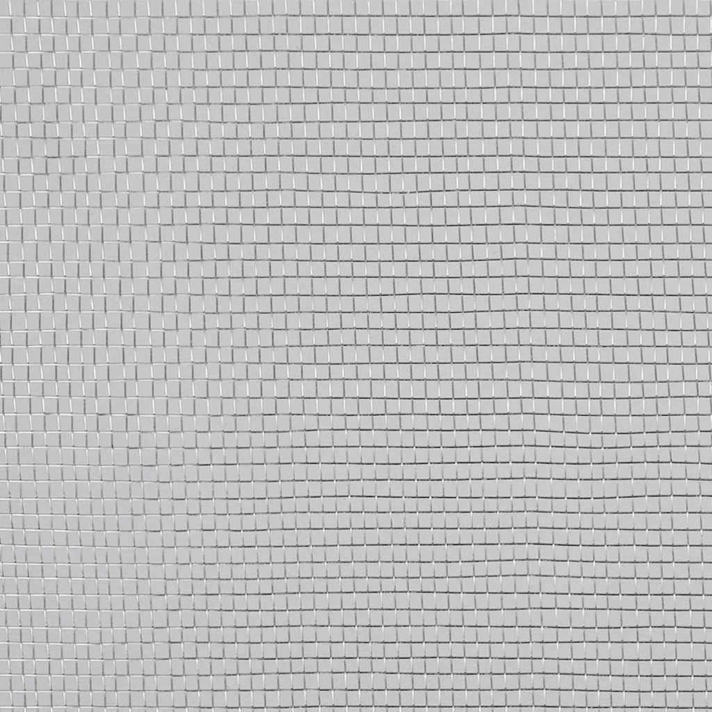 Aluminum Mesh Screen 39.4x196.9 Inch Silver Y85735