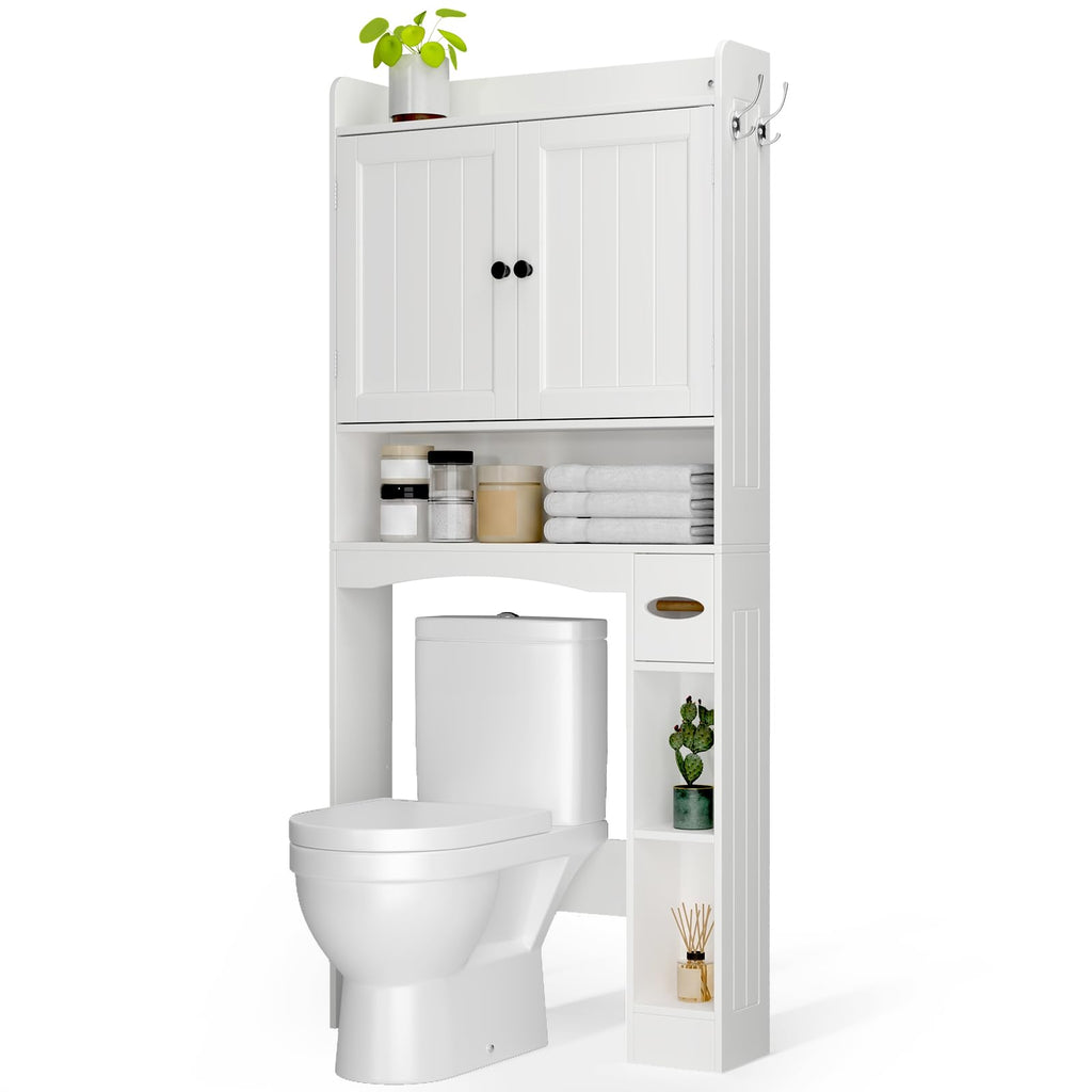 White Over The Toilet Storage Cabinet J1999