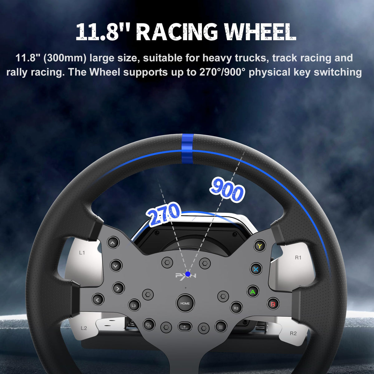 Force Feedback Gaming Steering Wheel E8993