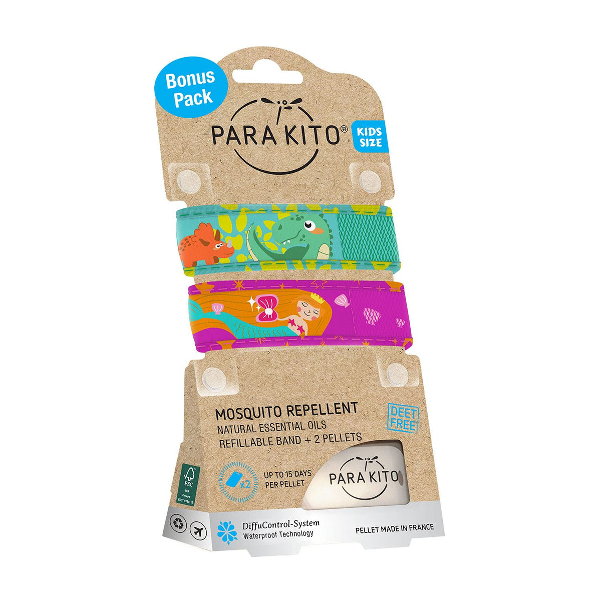 Mosquito Repellent Pack - 2 Kids Wristbands & 2 Refills M859160
