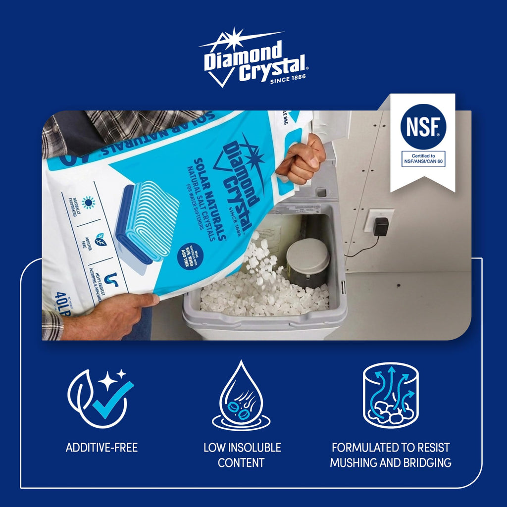 6 Pack Water Softener Salt, 40 lbs O645833